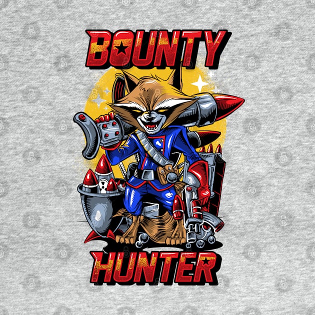 Trash Panda Bounty Hunter by Kachow ZA